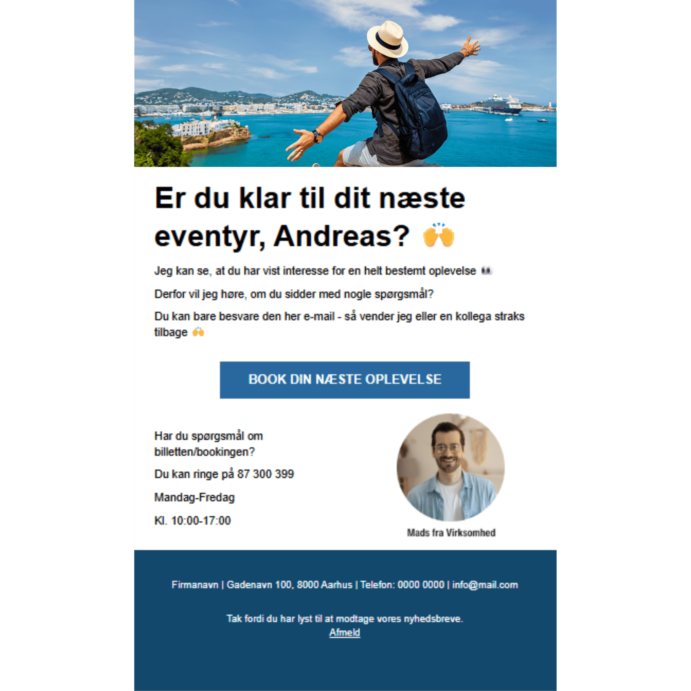 Eksempel på produktinteresse fra oplevelsesindustrien Eksempel på produktinteresse fra oplevelsesindustrien