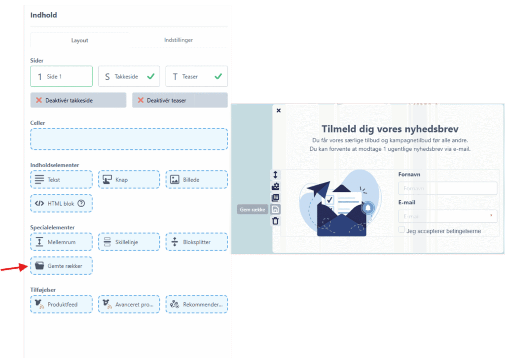 Onsite-Campaigns-gemte-raekker