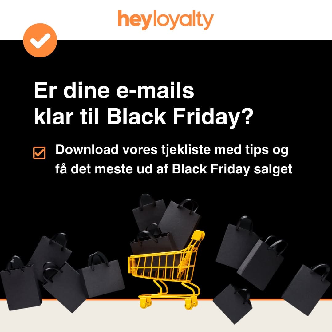 Black friday tjekliste grafik